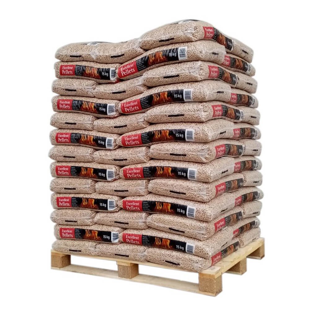Pellet Excellent Pellets – Bancale da 65 sacchi da 15 kg