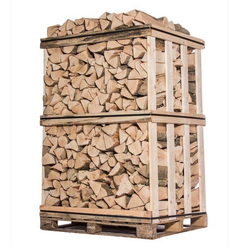 Legna da ardere – Tronchetti da 25 cm, 1 bancale = 3 steri